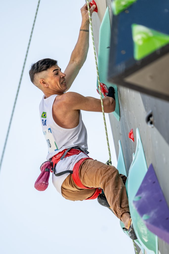 Eduardo M. Schaus nas Qualificatórias da Classe AU2 em Seul. Foto: Nakajima/Timmerman/IFSC.