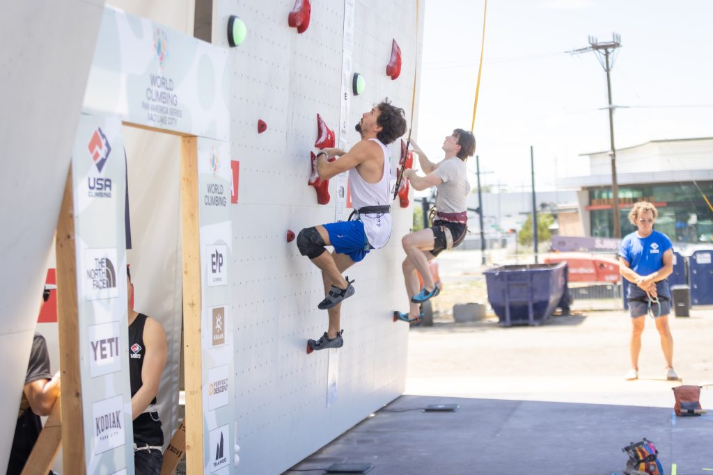 Caio Egg confirma sua evolução na temporada e conquista um lugar entre os finalistas da etapa de Salt Lake City da Pan America Series.| Foto: Caleb Timmerman
